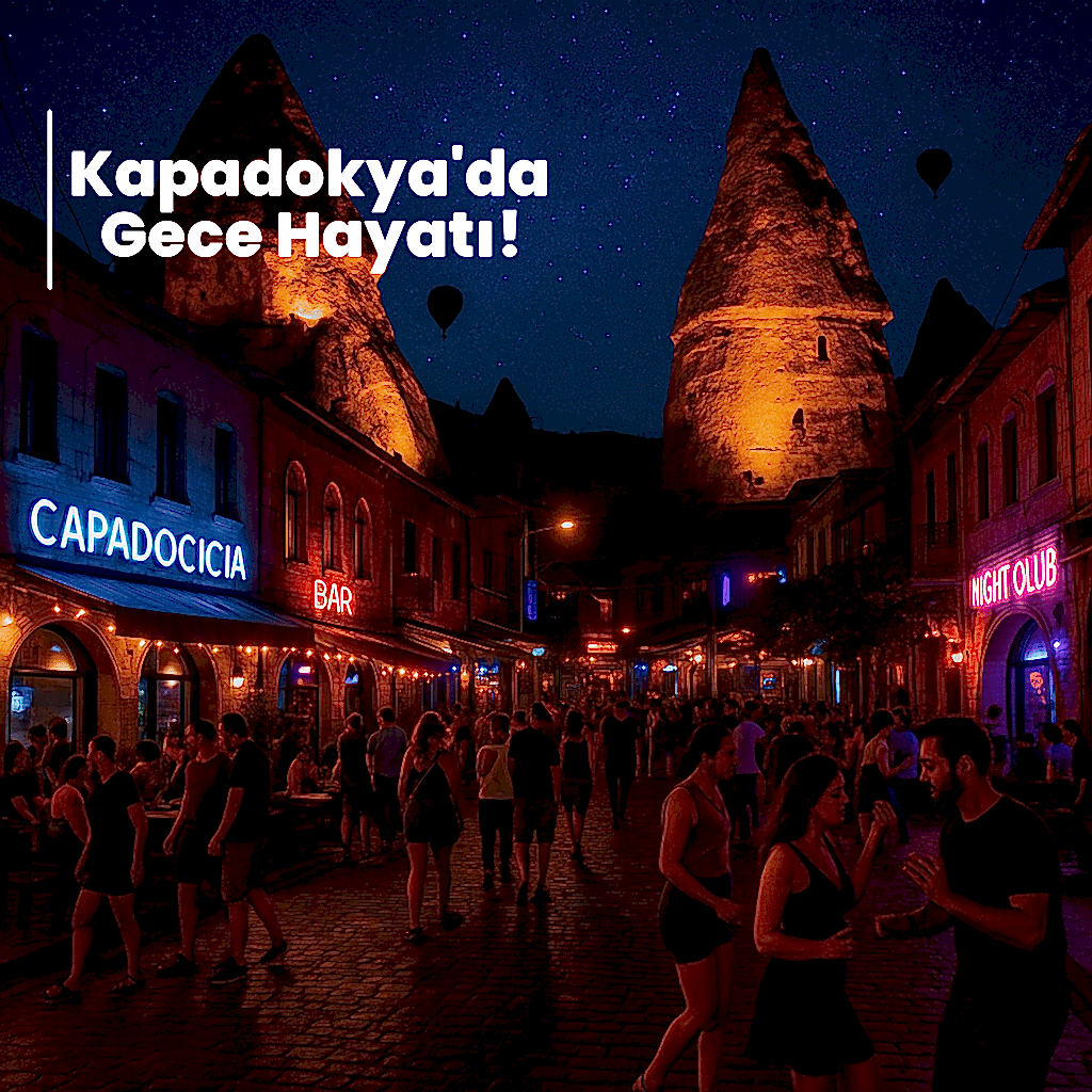 Kapadokya'da Gece Hayatı! Nereye Gidilir,Ne Yenir, Nasıl Eğlenilir!