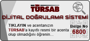 Türsab Belgesi